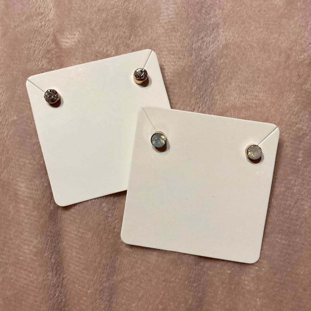 Stud Earrings - Set of 2